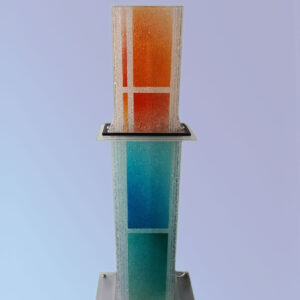 FUSED GLASS DECOR STAND